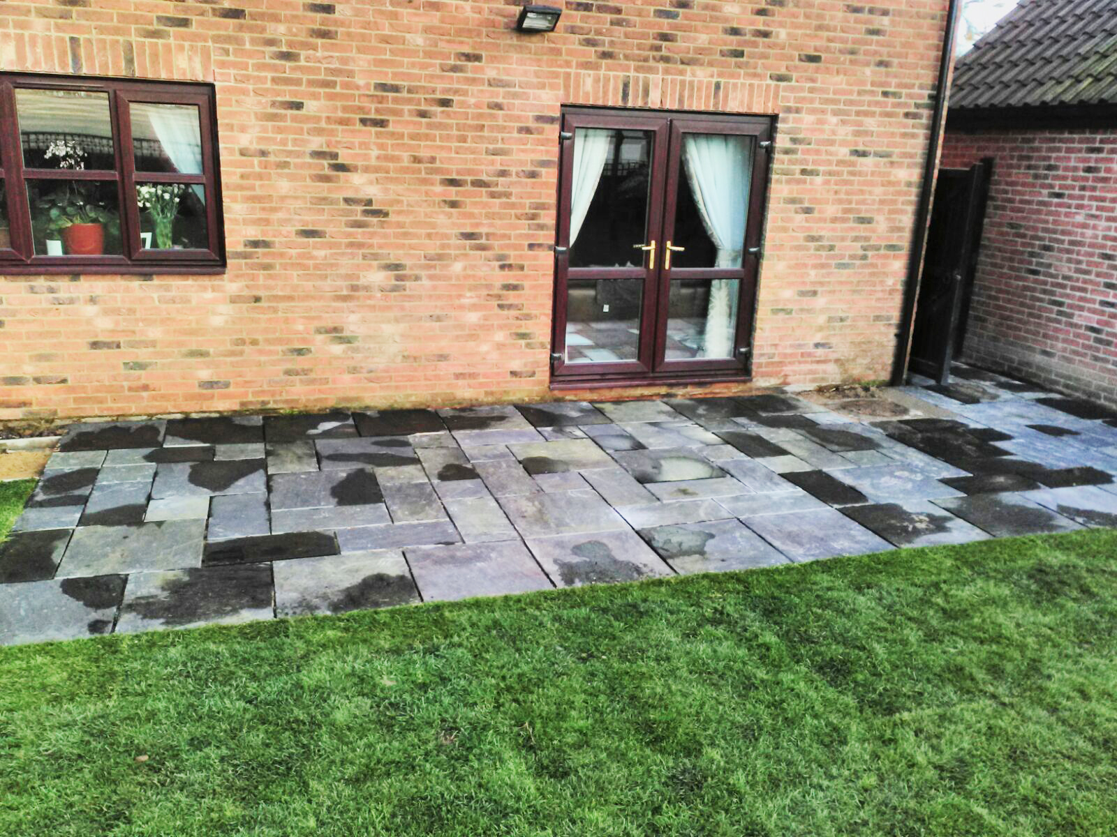 Completed Patio Area